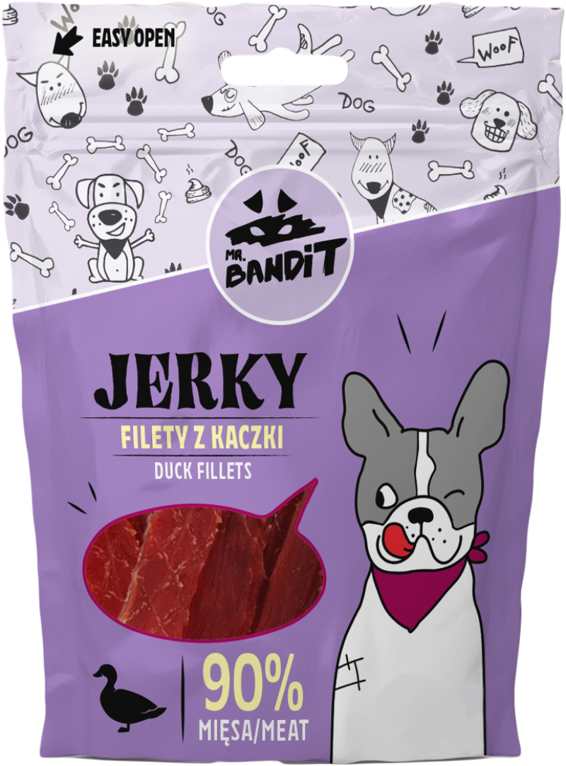 Mr. Bandit Jerky, Rata, 80 g