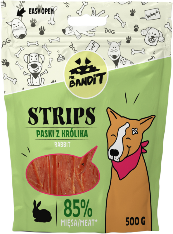 Mr. Bandit Strips, Iepure, 500 g