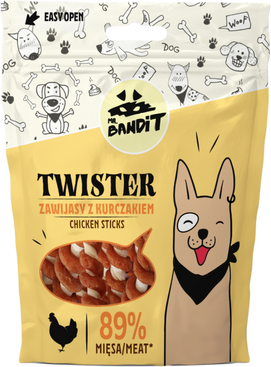 Mr. Bandit Twister, Pui, 80 g