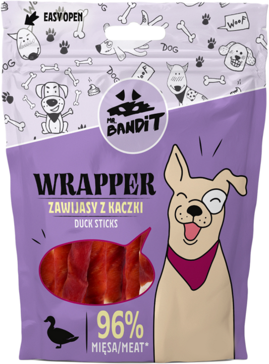 Mr. Bandit Wrapper, Sticks, Rata, 80 g