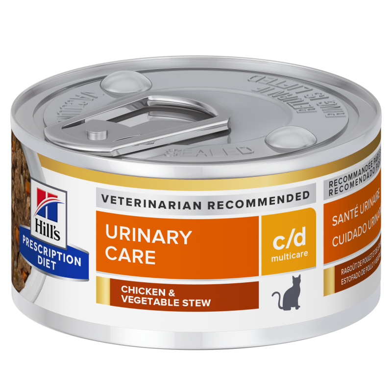 Hill's Prescription Diet Feline C/D Chicken and Vegetable Stew, 82 g
