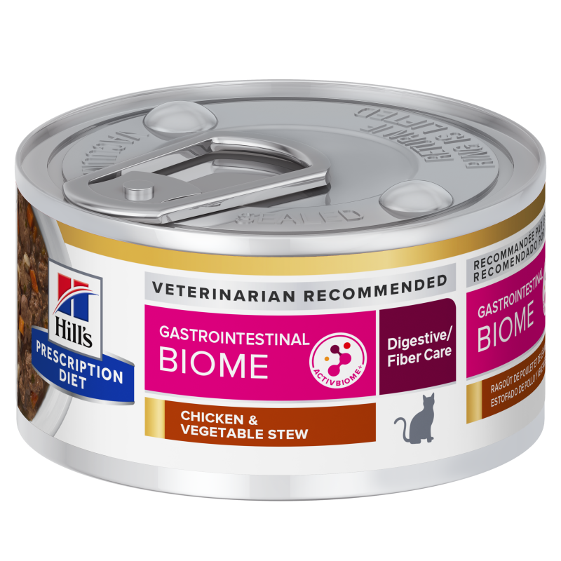 Hill's Prescription Diet Feline GI Biome Chicken & Vegetables Stew, 82 g