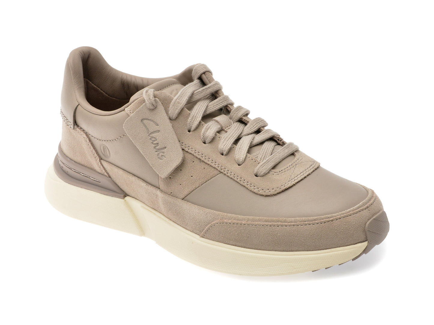 Pantofi sport CLARKS gri, CRAFT PACE, din piele naturala