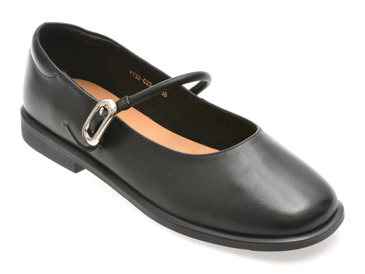 Pantofi IMAGE negri, V732G23, din piele naturala