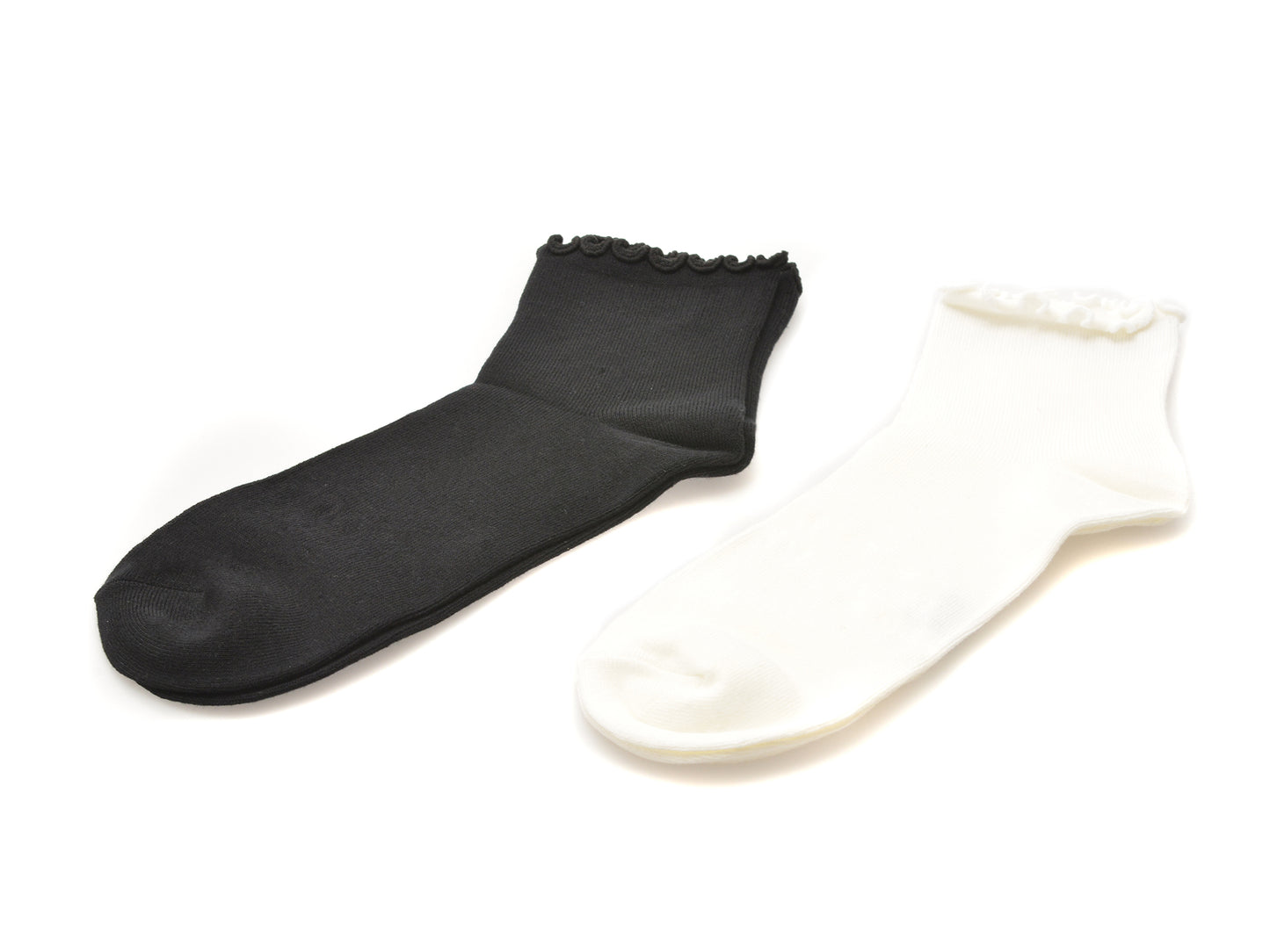 Sosete ALDO alb-negru, FRILLUXE 003, din material textil