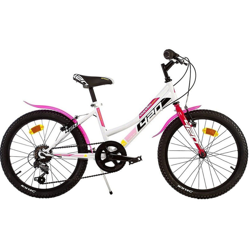 Bicicleta cu pedale, Dino Bikes, Mountain Bike, Cu 6 viteze, 20 inch, Pana la 145 cm, 7 ani+, Multicolor