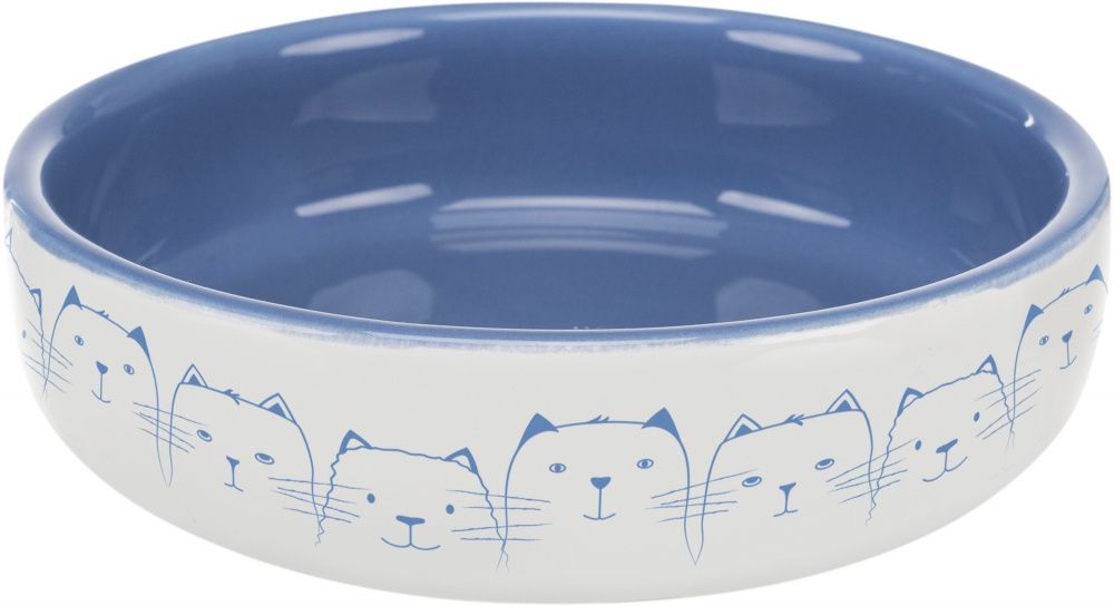 Bol ceramic 0.3 l/ 15 cm albastru/alb 24770