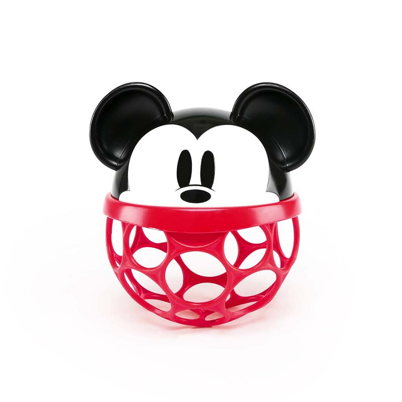 Minge, Bright Starts, Mickey Mouse, Oball, Pentru activitati, 10.7 x 9.1 x 11.4 cm, 0 luni+, Rosu