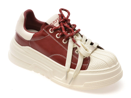 Pantofi sport GRYXX rosii, 10151, din piele naturala