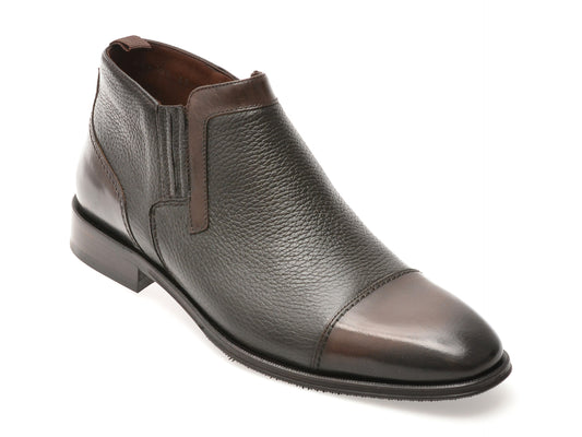Ghete elegante LE COLONEL maro, 484100, din piele naturala