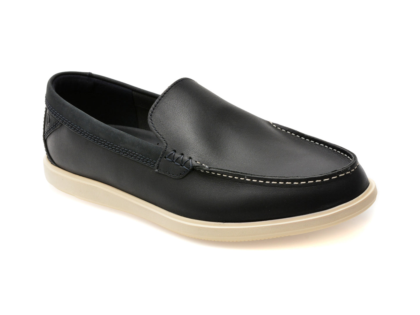Mocasini CLARKS bleumarin, BRATTON LOAFER, din piele naturala