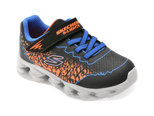 Pantofi sport SKECHERS negri, VORTEX 2.0, din material textil