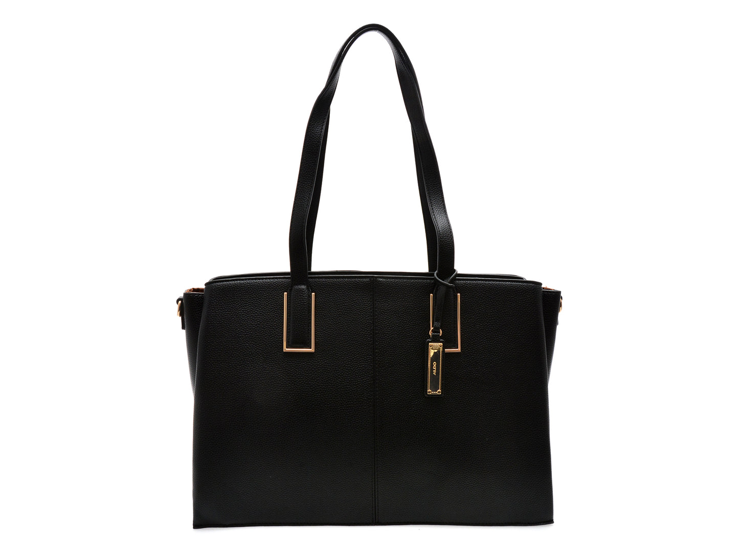 Geanta ALDO neagra, HAOREDIA 001, din piele ecologica