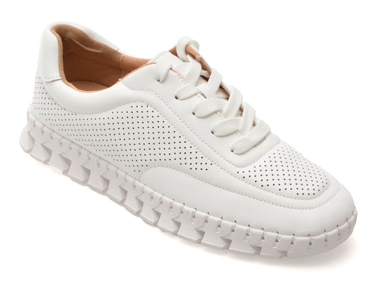 Pantofi sport GRYXX albi, 2519, din piele naturala