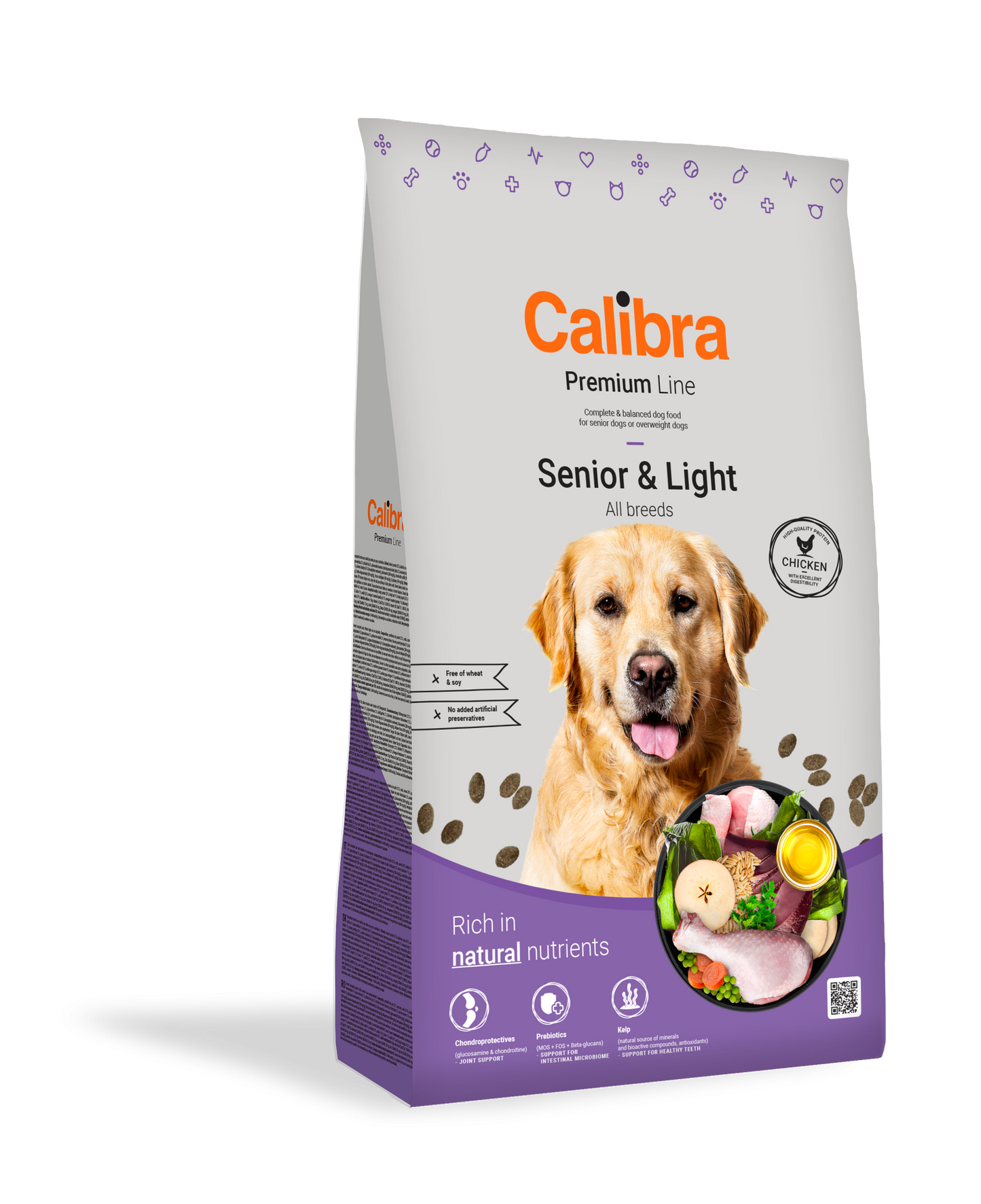 Calibra Dog Premium Line Senior & Light, 3 kg