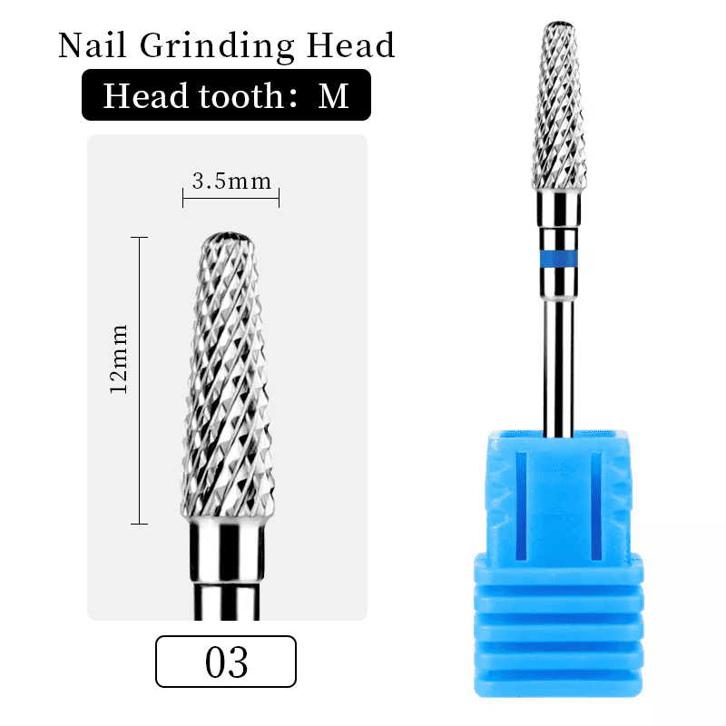 Capat De Freza Carbid Pentru Gel Si Under Refill Albastru Cf-76 - Cf-76