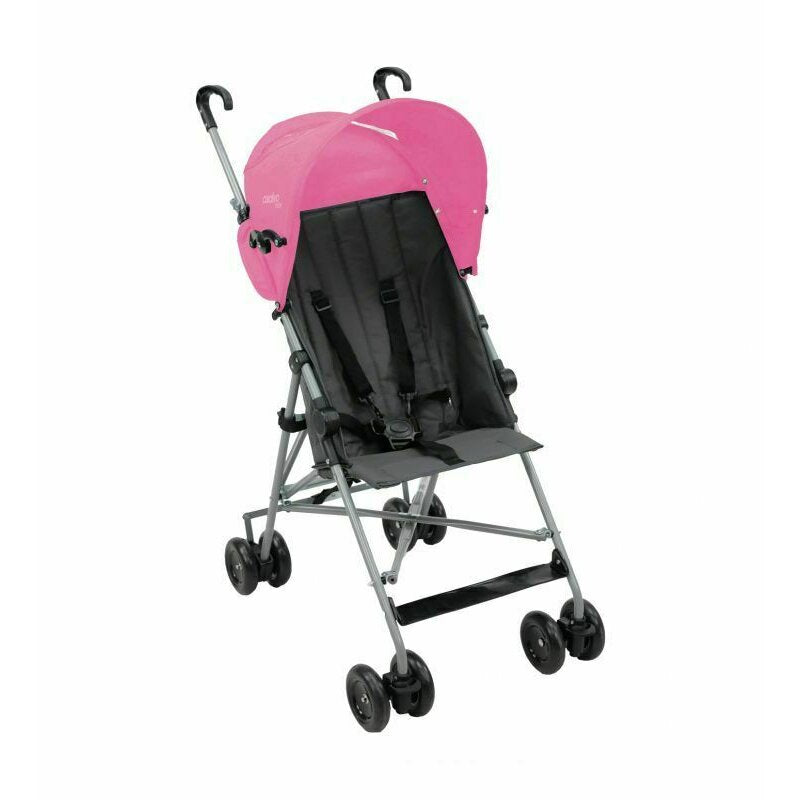 Carucior sport, Asalvo, Moving, Pliabil, Pana la 15 kg, Cadru din otel, Greutate redusa 4.9 kg, Cu suport fix pentru picioare, Capotina cu fereastra, 6 luni+, Ideal pentru plimbari si concedii, EN 1888:2018, Pink, Resigilat