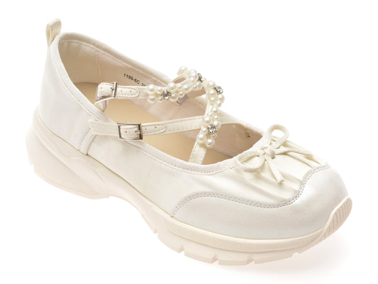 Pantofi sport GRYXX albi, 11996, din material textil