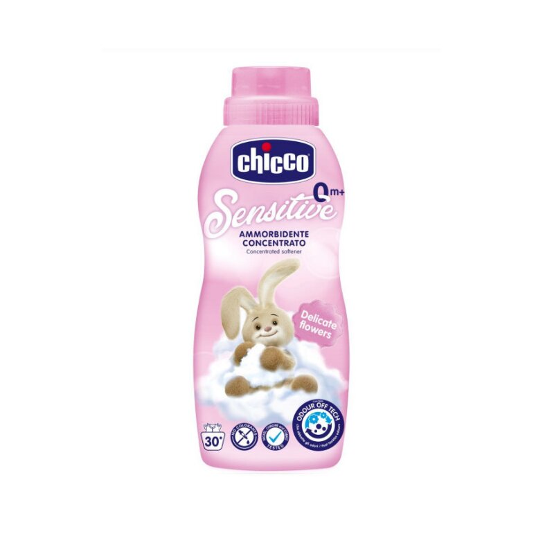 Balsam concentrat pentru haine, Chicco, Delicate Flowers, 750 ml, 0 luni+