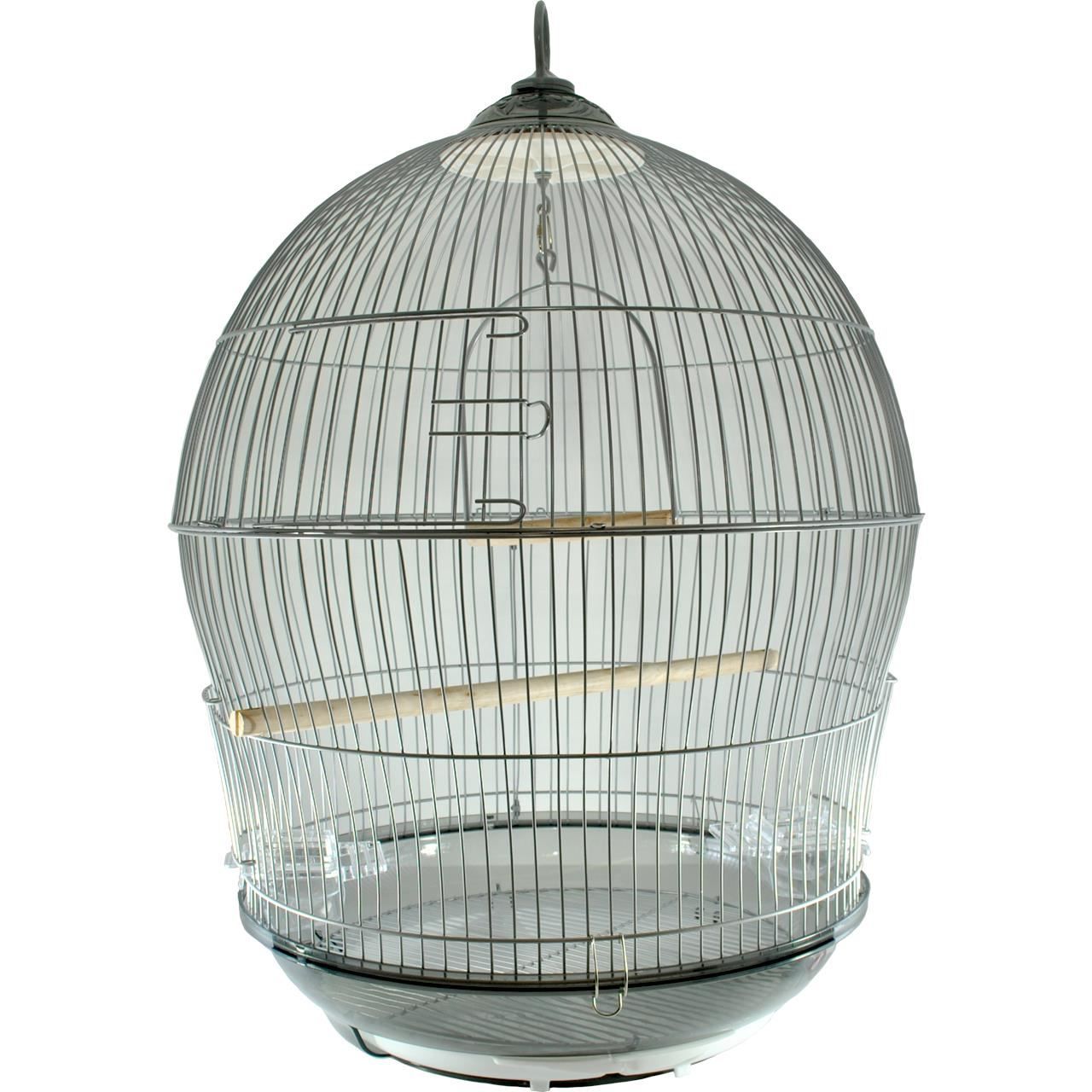 Colivie Pasari Rotunda 370, Gri Silver, 47x70 cm