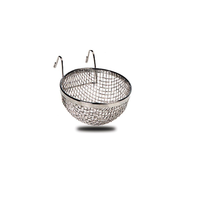 Cuib metalic mic, pentru pasari, Flamingo, 9 cm