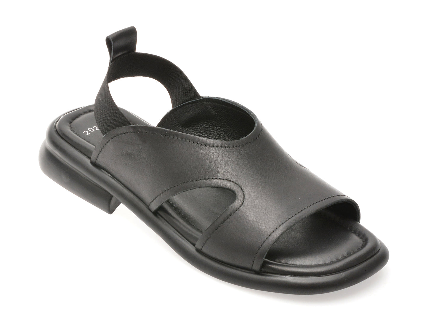Sandale GRYXX negre, 22026, din piele naturala