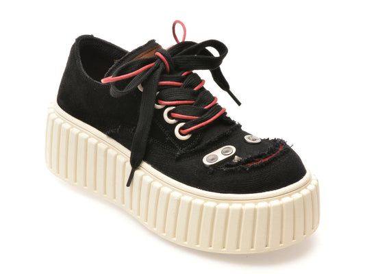 Pantofi sport GRYXX negri, 240013, din material textil