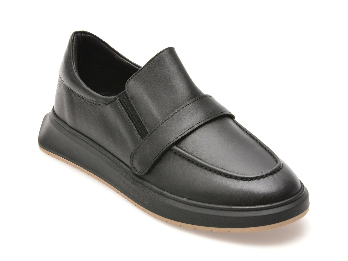 Mocasini FLAVIA PASSINI negri, 408903, din piele naturala