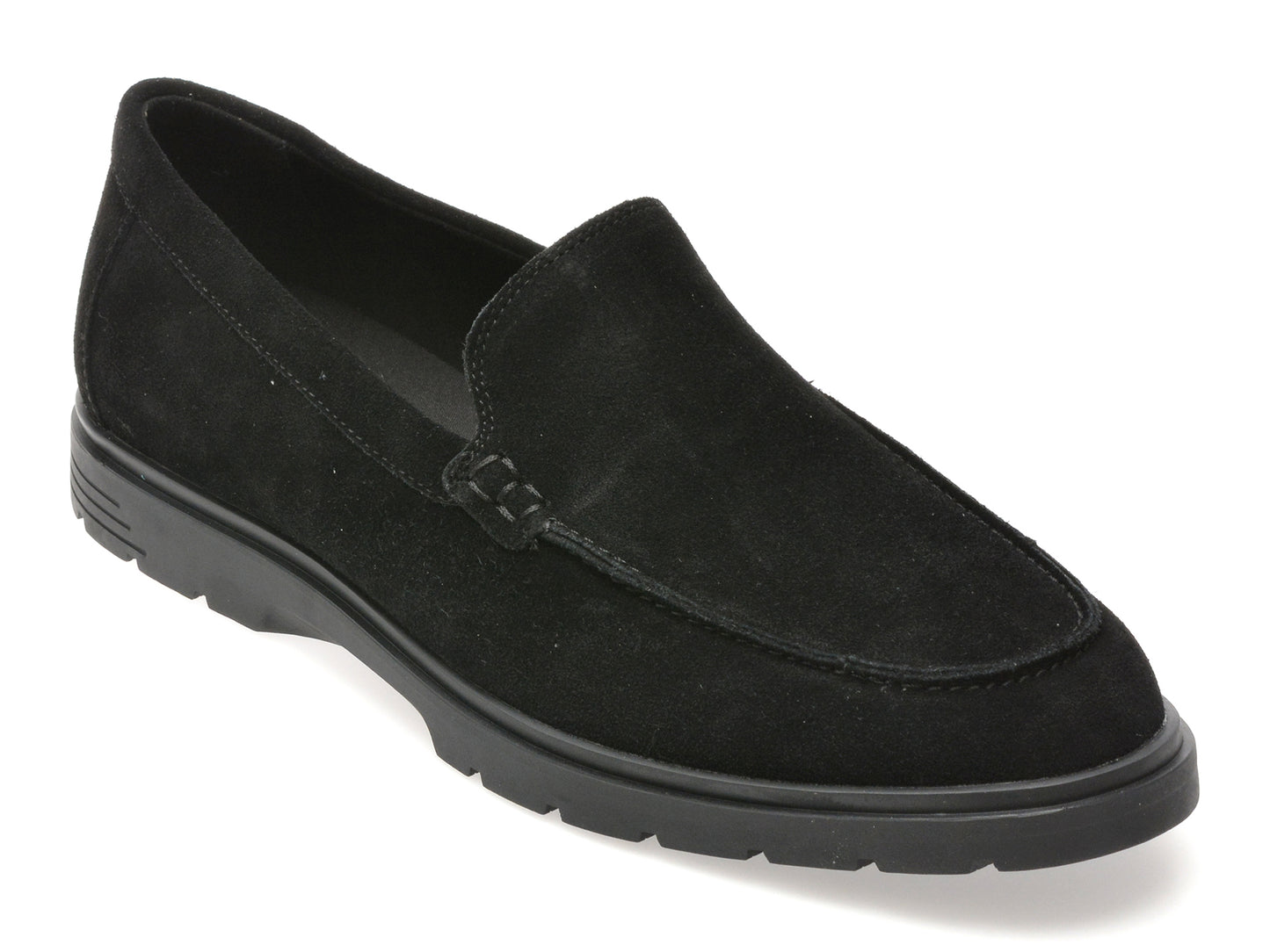 Mocasini eleganti ALDO negri, SEATIDE 008, din piele intoarsa