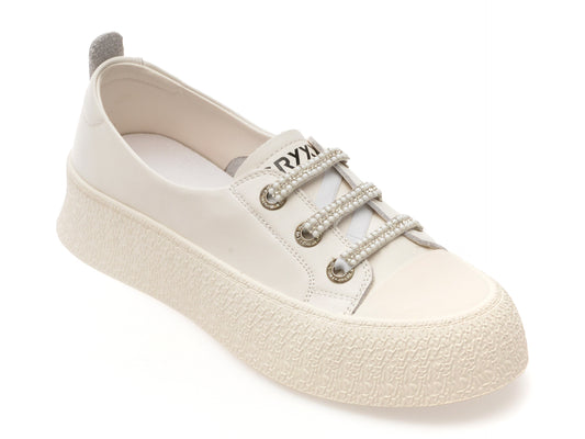 Pantofi sport GRYXX albi, 24992, din piele naturala