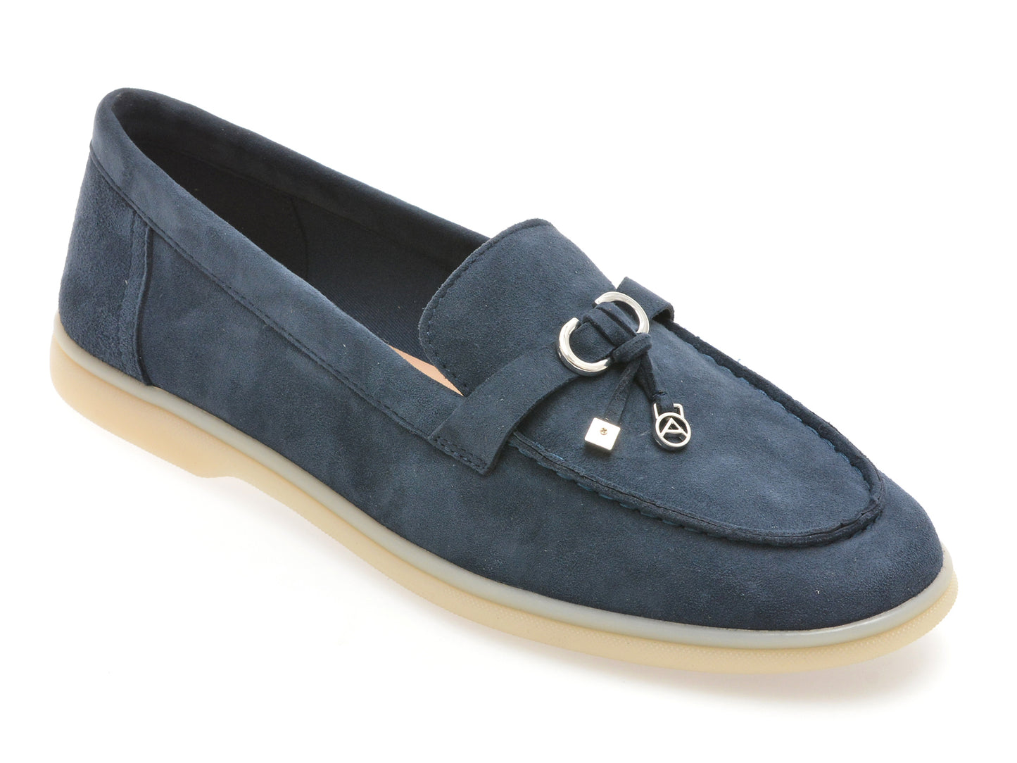 Mocasini ALDO bleumarin, CRERAS-IN 410, din piele intoarsa