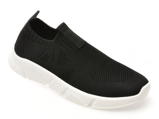 Pantofi sport GEOX negri, J02DMA, din material textil