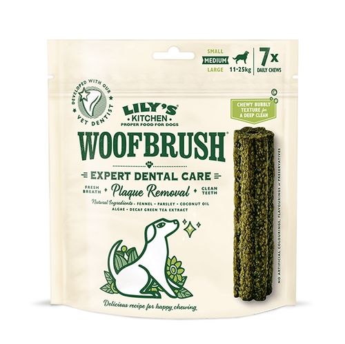 Lily's Kitchen Dog Woofbrush Dental Care Medium 7 pack, 196 g