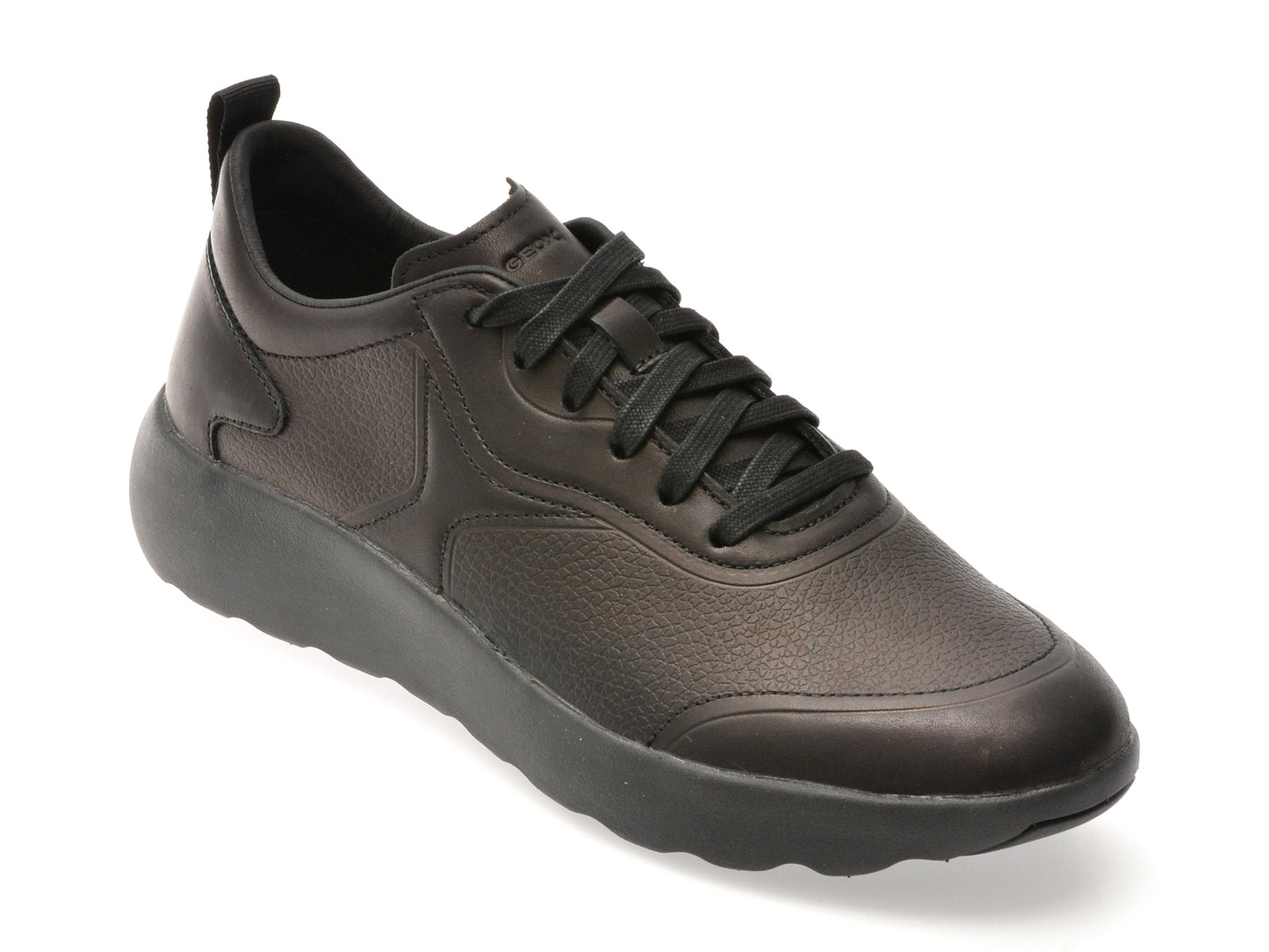 Pantofi sport GEOX negri, U45LFB, din piele naturala