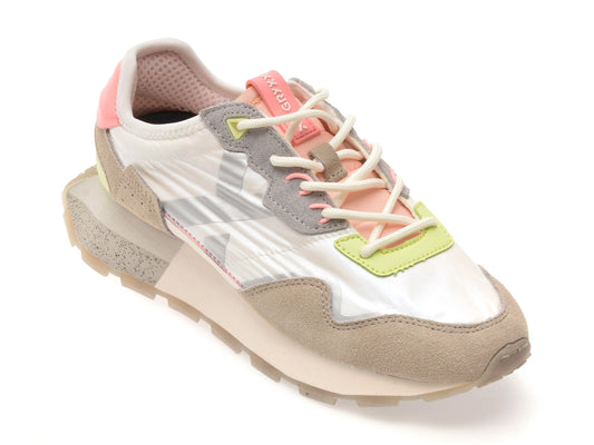 Pantofi sport GRYXX albi, 40061W, din material textil