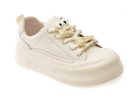 Pantofi sport GRYXX albi, 9139, din piele naturala