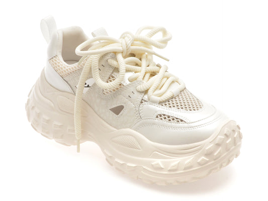 Pantofi sport GRYXX albi, 3169, din material textil