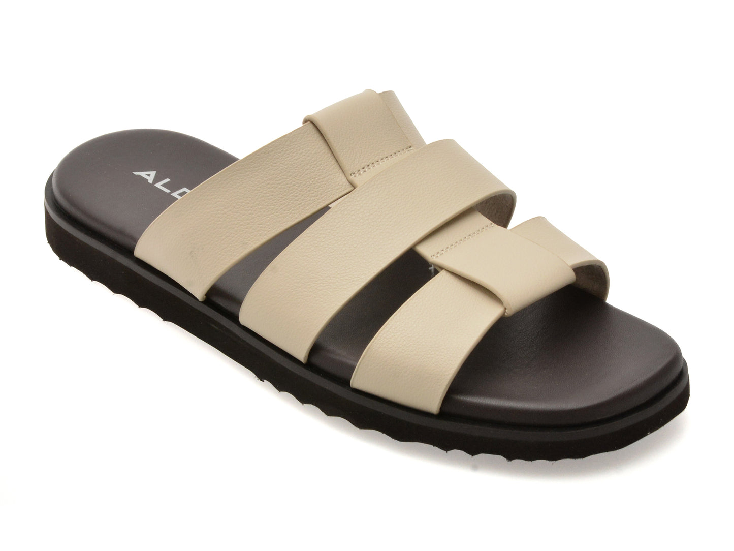 Papuci ALDO albi, LIGHT 121, din piele ecologica