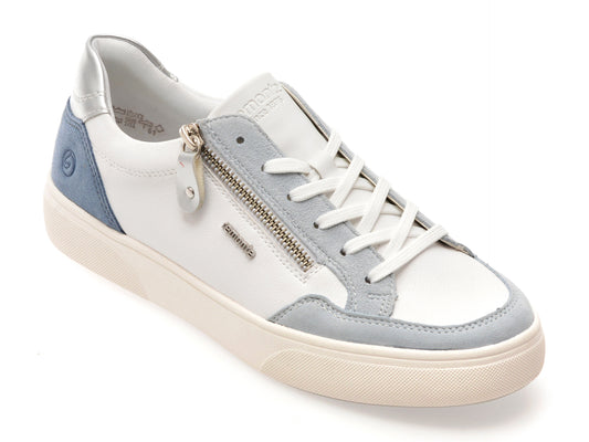 Pantofi sport REMONTE albastri, D2J01, din piele naturala