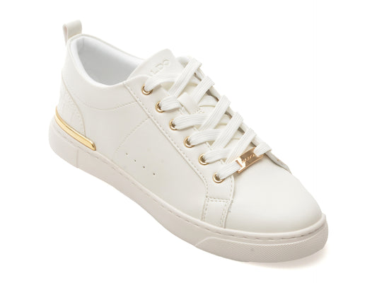 Pantofi sport ALDO albi, DILATHIELLE 100, din piele ecologica
