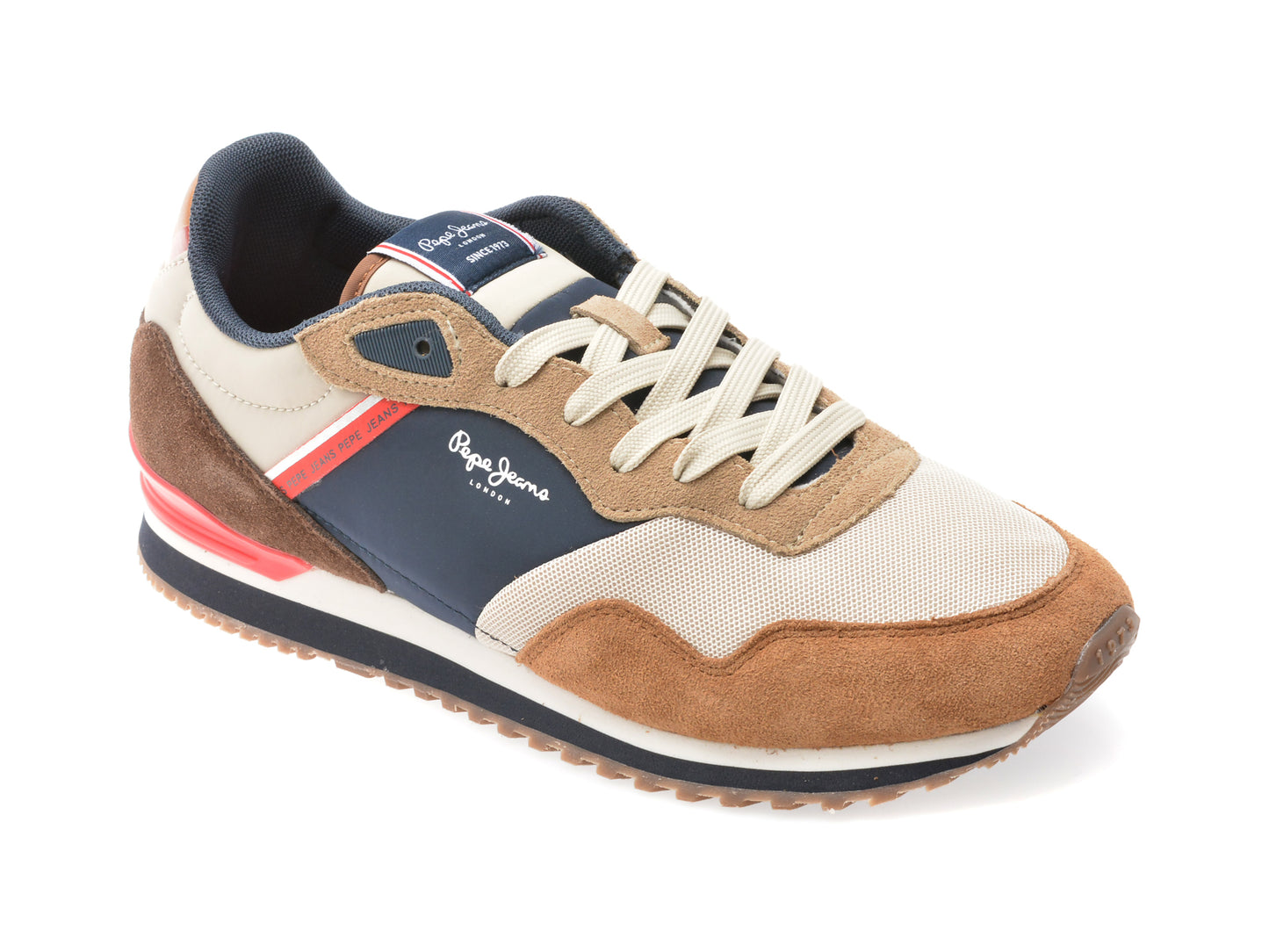 Pantofi sport PEPE JEANS multicolor, LONDON LIFE, din material textil