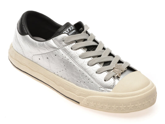 Pantofi sport GRYXX argintii, 1560, din piele ecologica