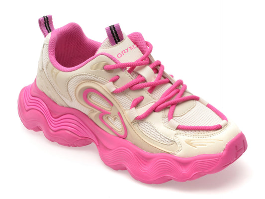 Pantofi sport GRYXX fucsia, 36398, din material textil