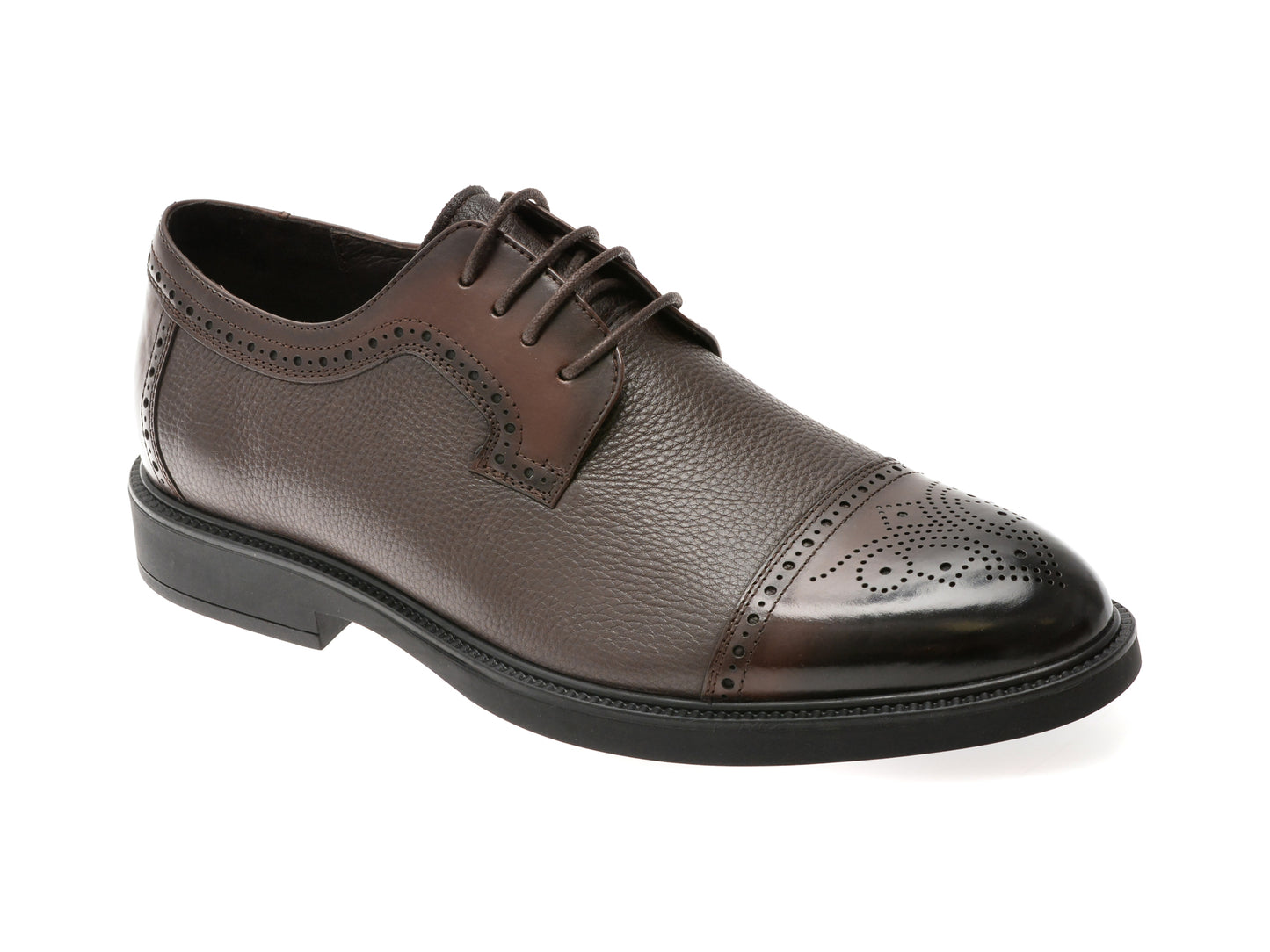 Pantofi eleganti OTTER maro, 30008, din piele naturala