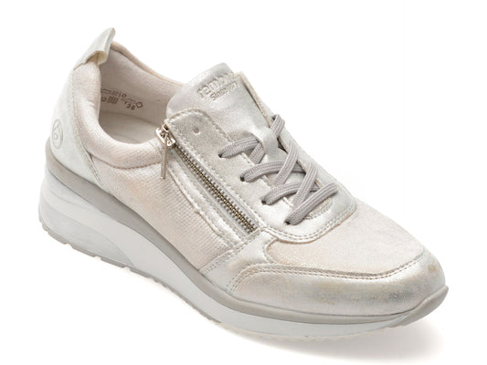 Pantofi sport REMONTE albi, D2401, din material textil