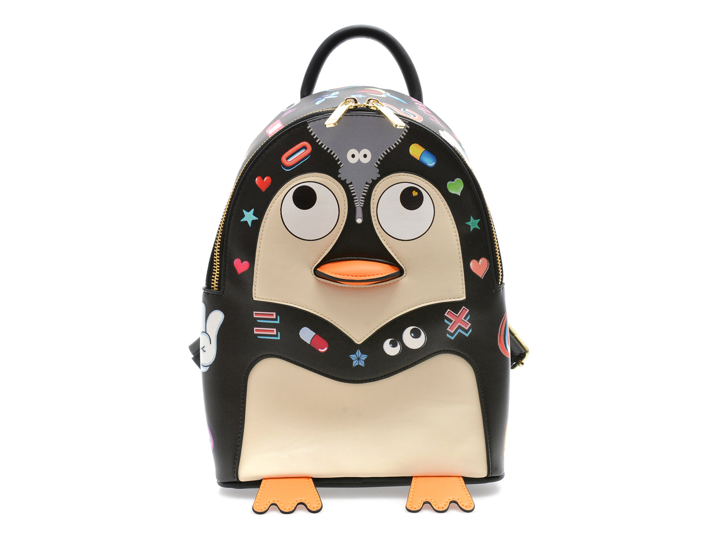 Rucsac GRYXX negru, 2666, din piele ecologica