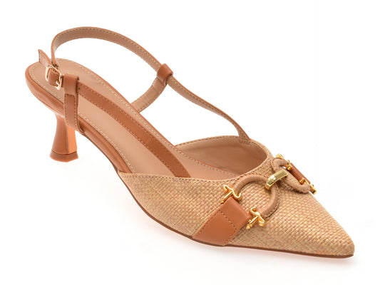Pantofi eleganti EPICA bej, 82966, din piele ecologica