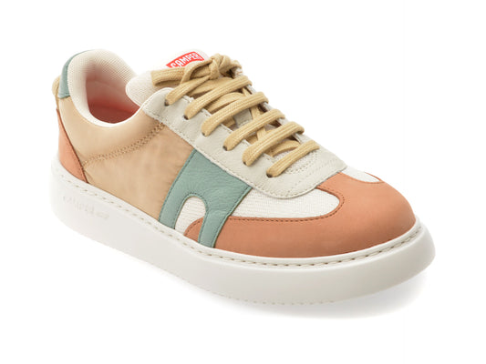 Pantofi sport CAMPER bej, RUNNER, din material textil