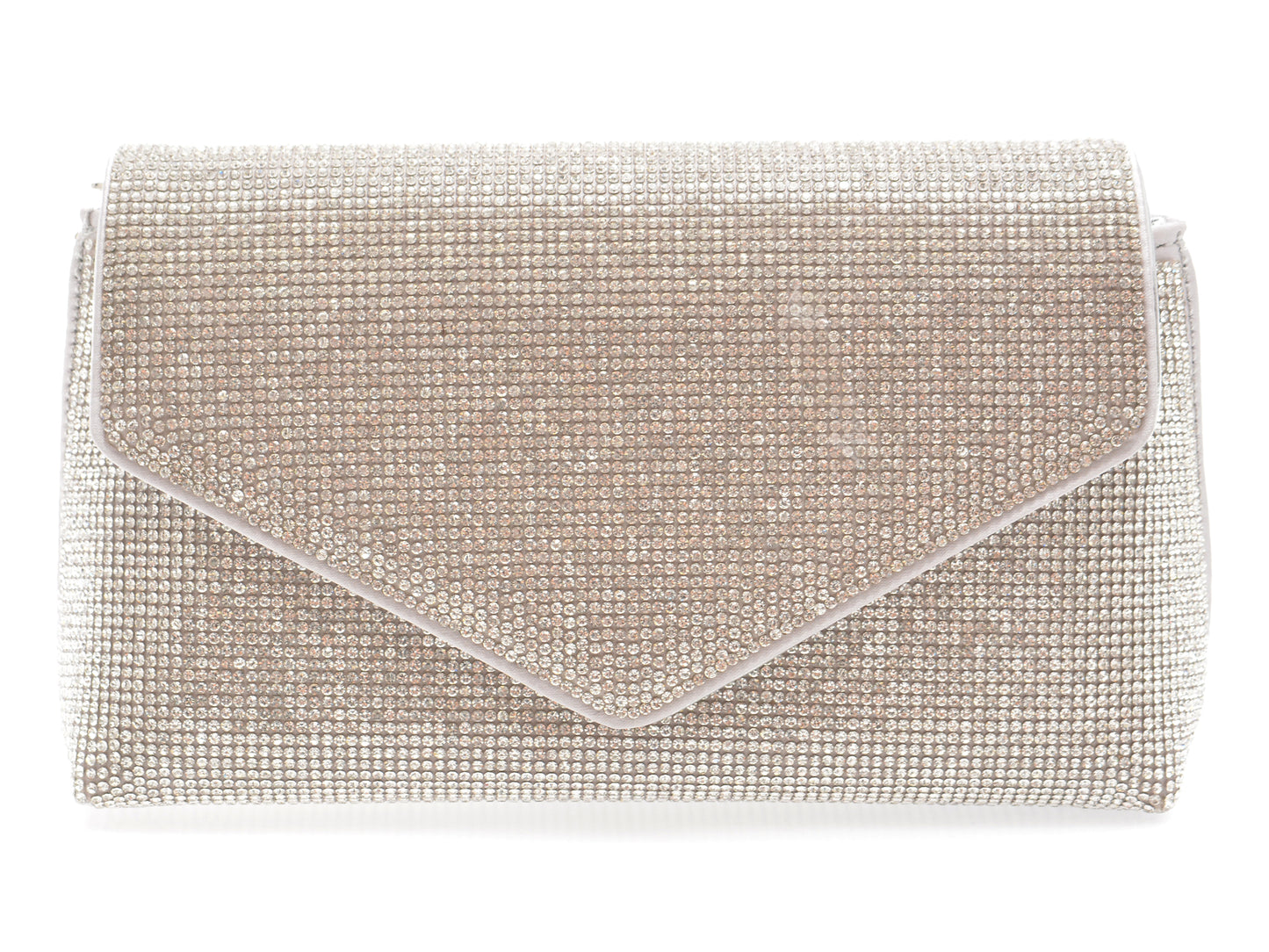 Geanta ALDO argintie, BLINGITA 973, din material textil