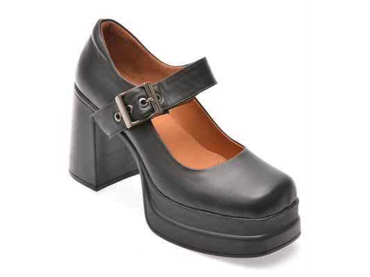 Pantofi GRYXX negri, 19994, din piele naturala